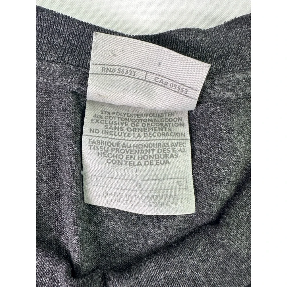 Nike Gray‎ T Shirt Mens Large Crew Neck Short Sleeve Classic Everyday Tee Worn